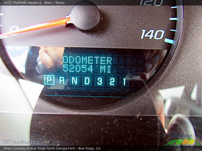 Black / Ebony 2011 Chevrolet Impala LS