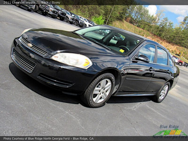 Black / Ebony 2011 Chevrolet Impala LS