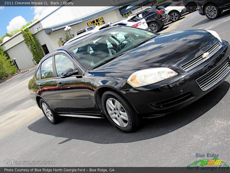 Black / Ebony 2011 Chevrolet Impala LS