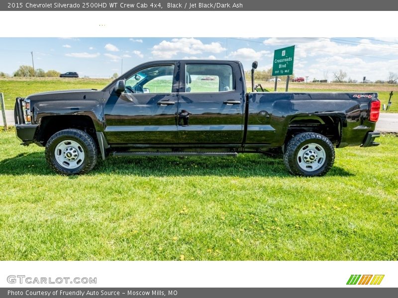 Black / Jet Black/Dark Ash 2015 Chevrolet Silverado 2500HD WT Crew Cab 4x4