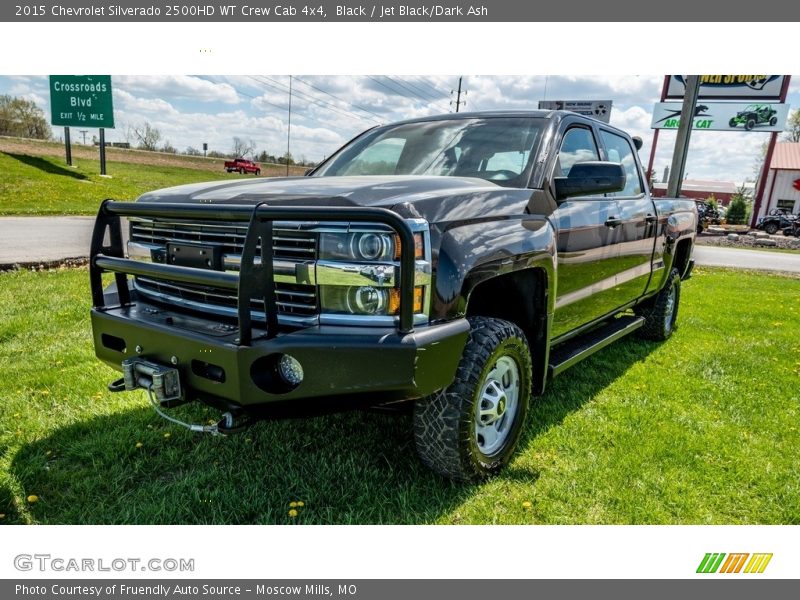 Black / Jet Black/Dark Ash 2015 Chevrolet Silverado 2500HD WT Crew Cab 4x4