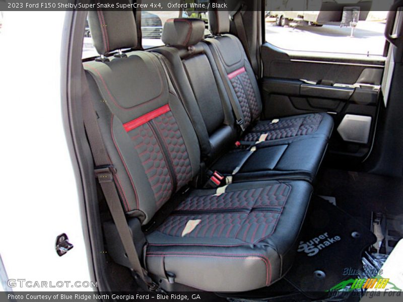 Rear Seat of 2023 F150 Shelby Super Snake SuperCrew 4x4