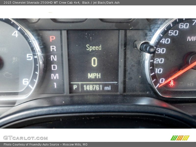 Black / Jet Black/Dark Ash 2015 Chevrolet Silverado 2500HD WT Crew Cab 4x4