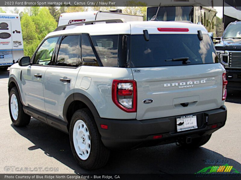Cactus Gray / Navy Pier 2023 Ford Bronco Sport Heritage 4x4