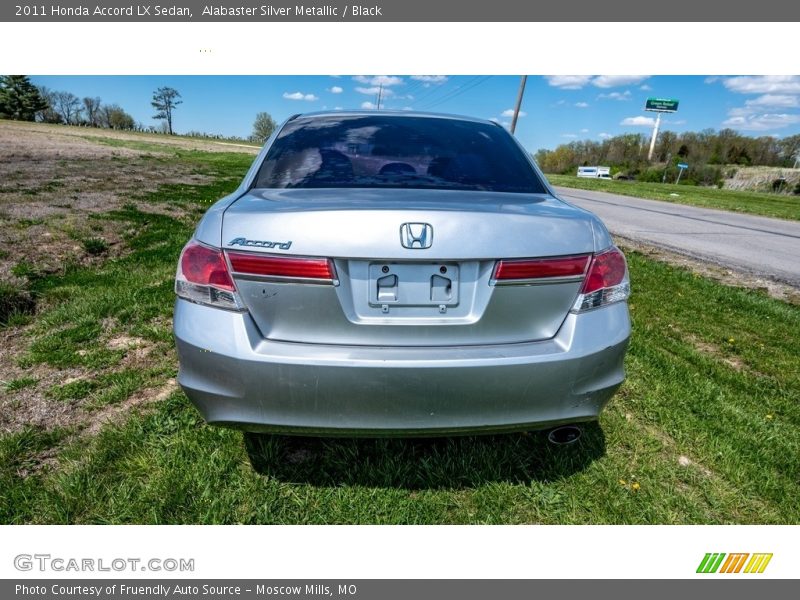 Alabaster Silver Metallic / Black 2011 Honda Accord LX Sedan