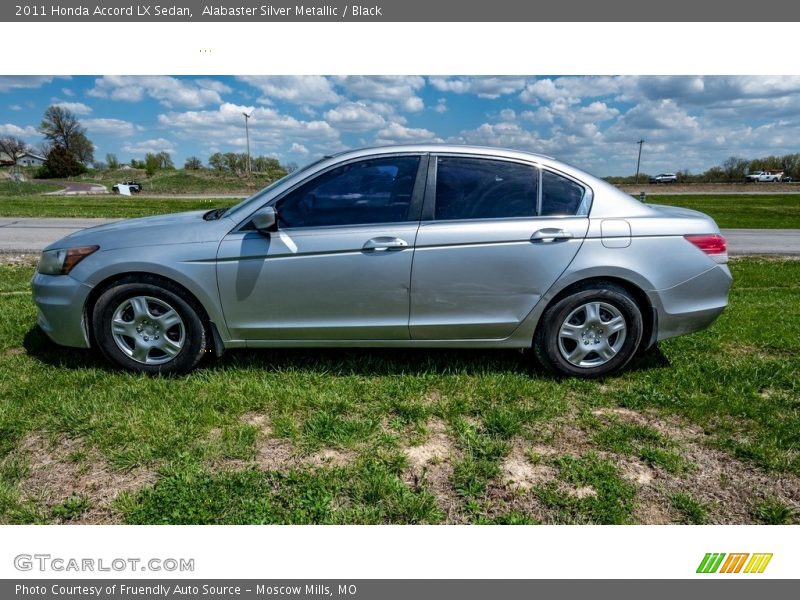 Alabaster Silver Metallic / Black 2011 Honda Accord LX Sedan