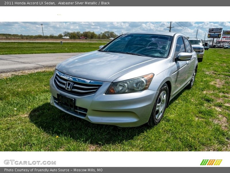 Alabaster Silver Metallic / Black 2011 Honda Accord LX Sedan