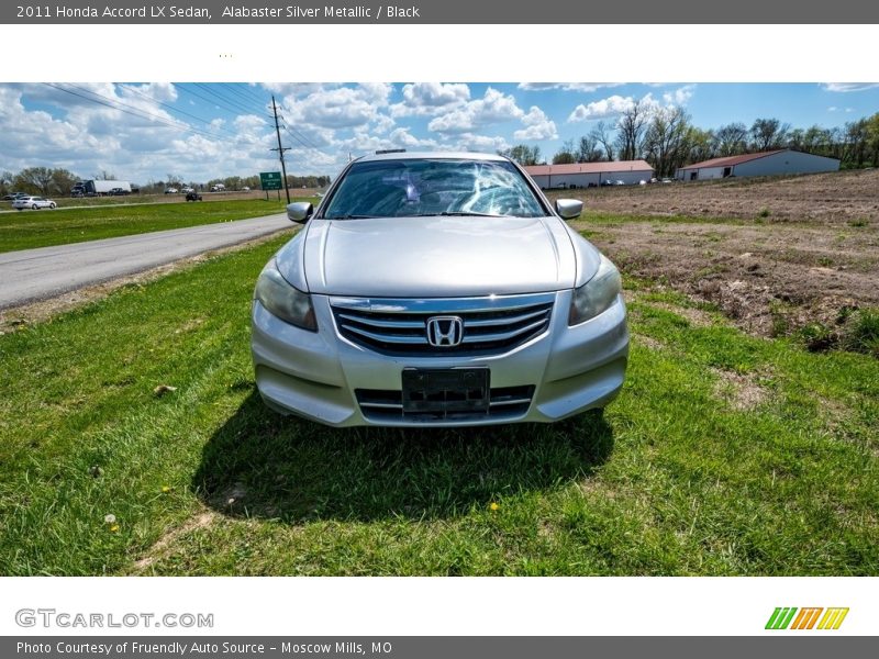 Alabaster Silver Metallic / Black 2011 Honda Accord LX Sedan
