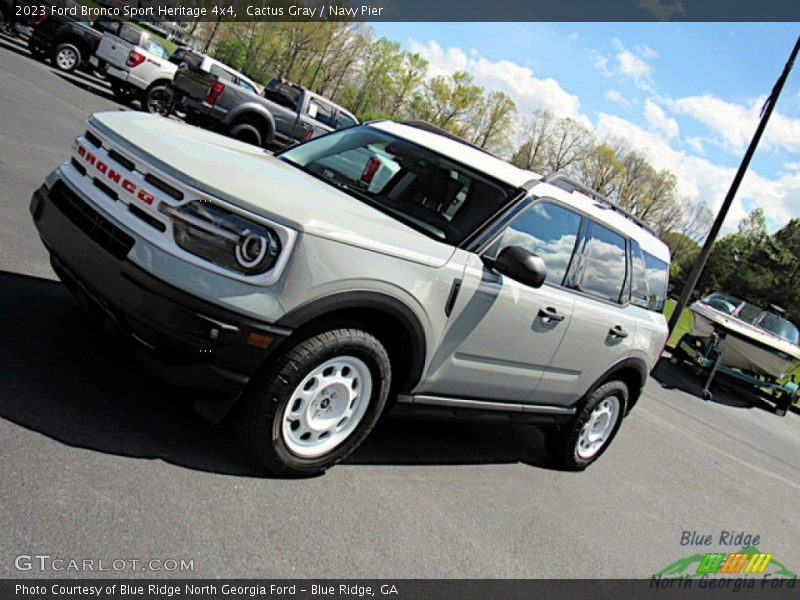 Cactus Gray / Navy Pier 2023 Ford Bronco Sport Heritage 4x4