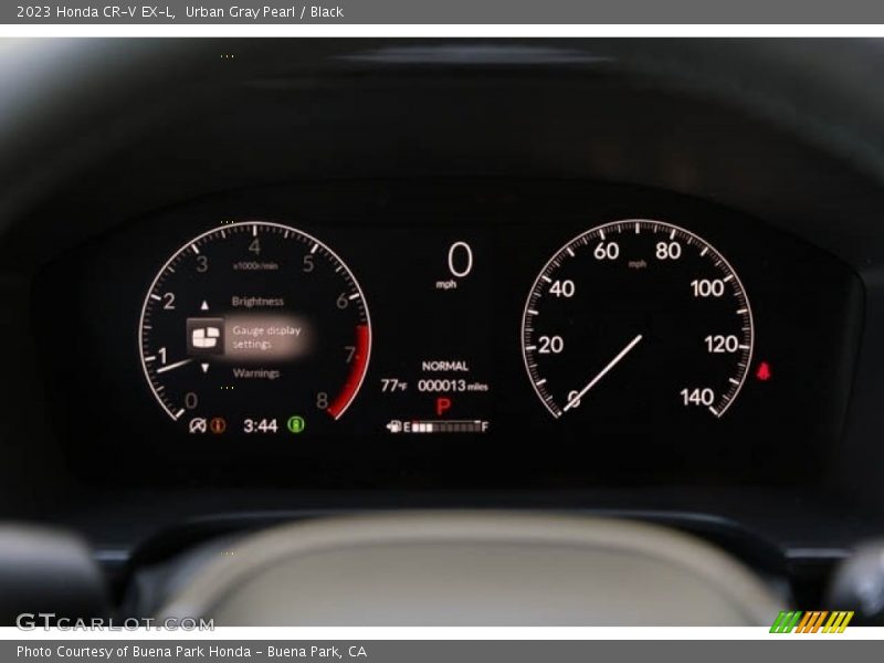 Urban Gray Pearl / Black 2023 Honda CR-V EX-L