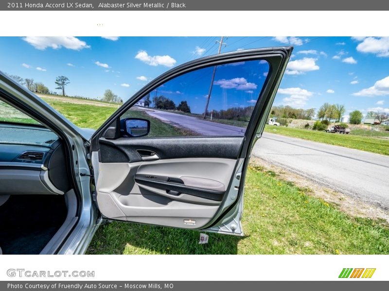 Alabaster Silver Metallic / Black 2011 Honda Accord LX Sedan
