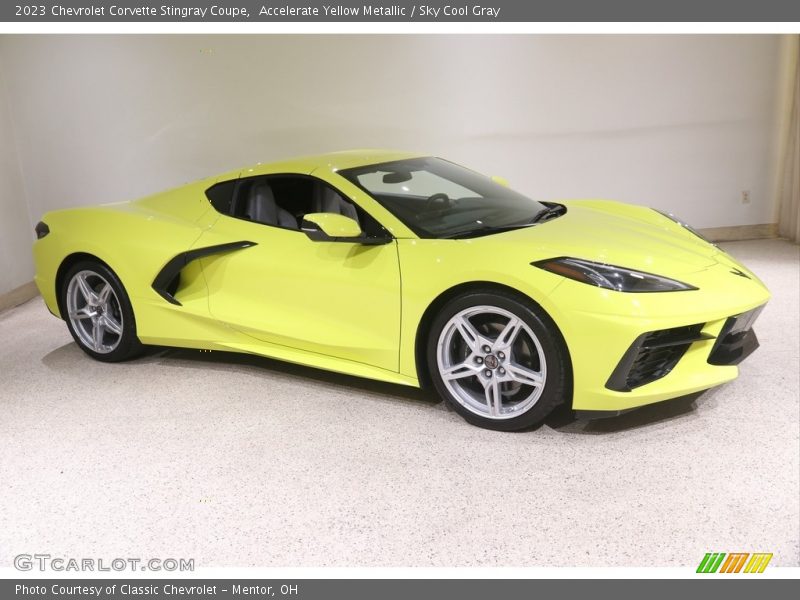  2023 Corvette Stingray Coupe Accelerate Yellow Metallic