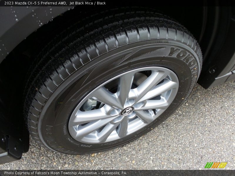 Jet Black Mica / Black 2023 Mazda CX-5 S Preferred AWD
