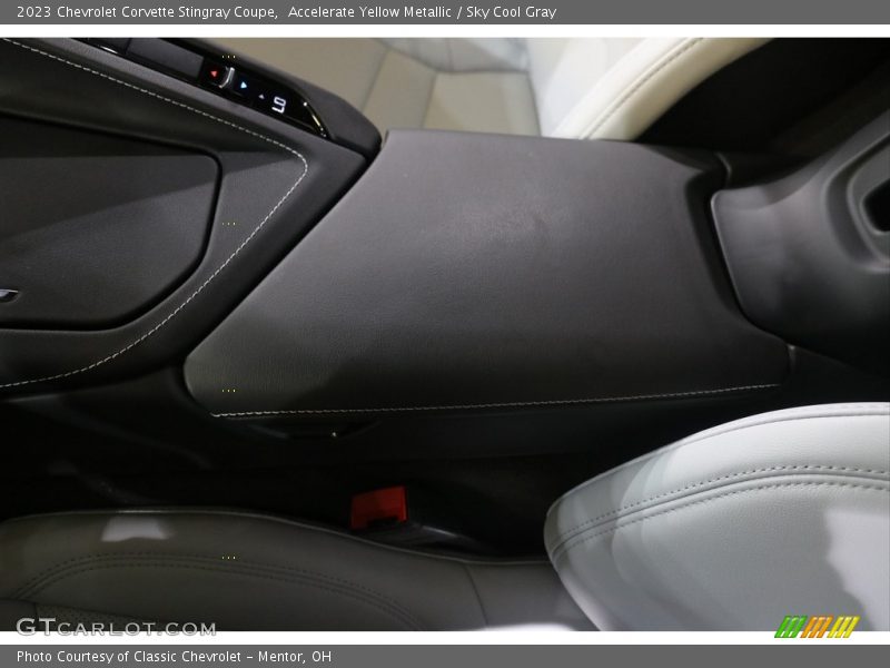 Accelerate Yellow Metallic / Sky Cool Gray 2023 Chevrolet Corvette Stingray Coupe