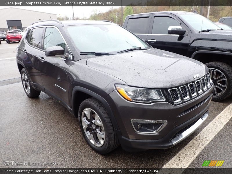 Granite Crystal Metallic / Black 2021 Jeep Compass Limited 4x4