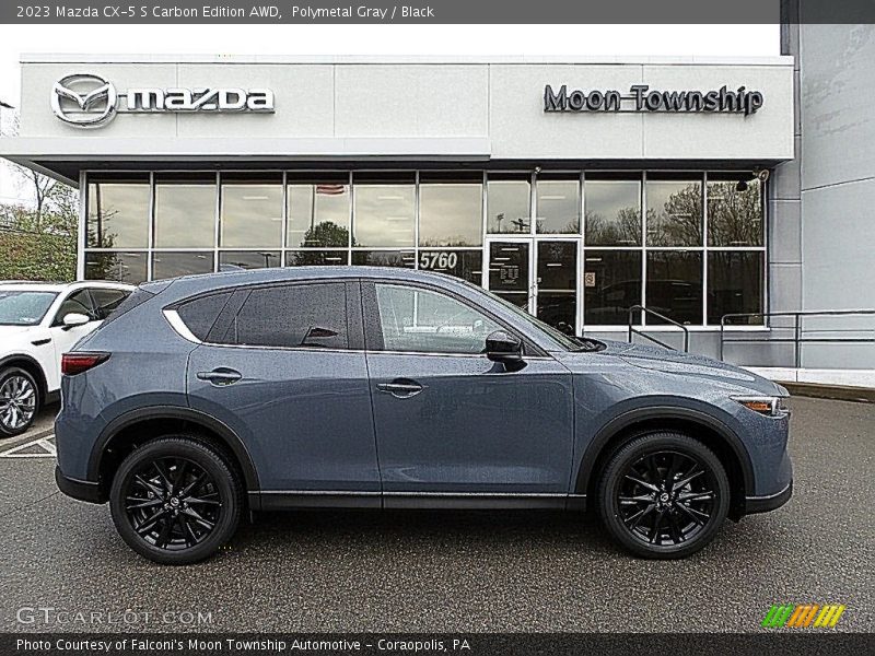 Polymetal Gray / Black 2023 Mazda CX-5 S Carbon Edition AWD