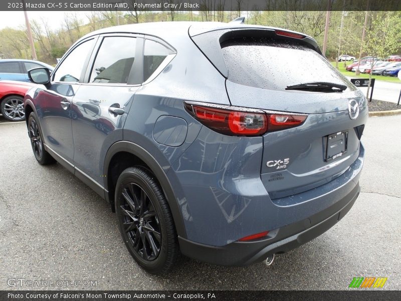 Polymetal Gray / Black 2023 Mazda CX-5 S Carbon Edition AWD