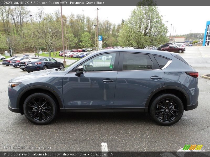 Polymetal Gray / Black 2023 Mazda CX-5 S Carbon Edition AWD