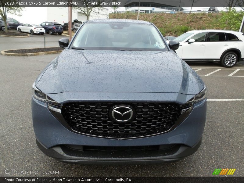 Polymetal Gray / Black 2023 Mazda CX-5 S Carbon Edition AWD