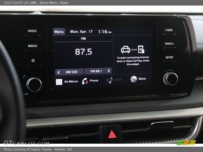 Ebony Black / Black 2022 Kia K5 LXS AWD