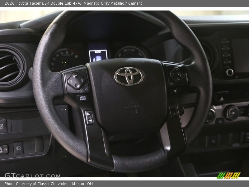 Magnetic Gray Metallic / Cement 2020 Toyota Tacoma SR Double Cab 4x4