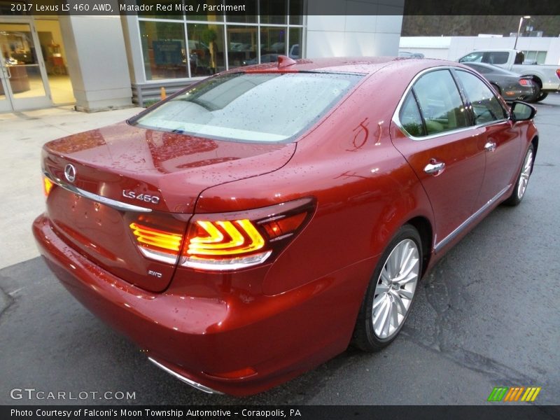Matador Red Mica / Parchment 2017 Lexus LS 460 AWD