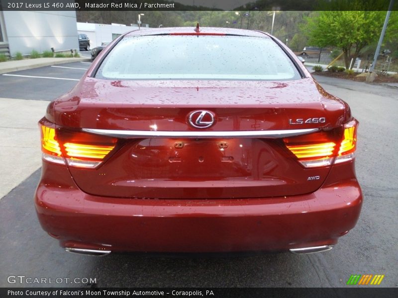 Matador Red Mica / Parchment 2017 Lexus LS 460 AWD