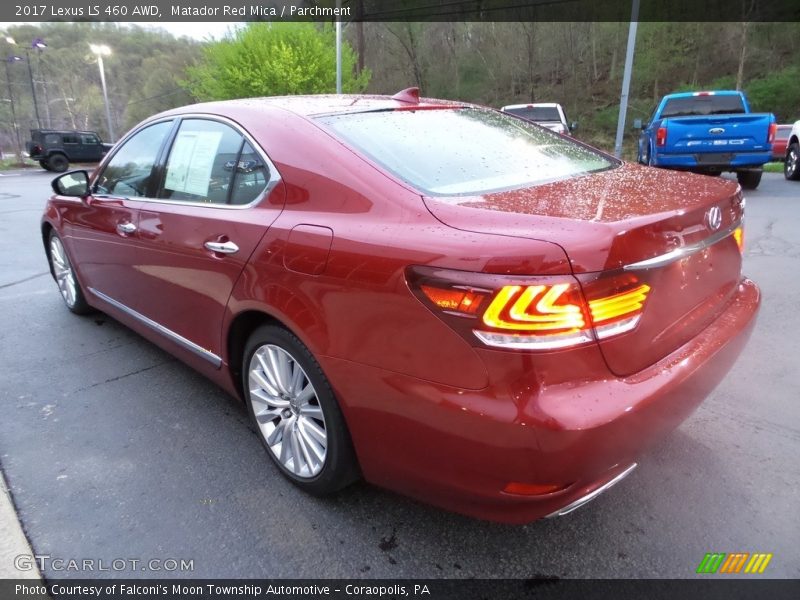 Matador Red Mica / Parchment 2017 Lexus LS 460 AWD