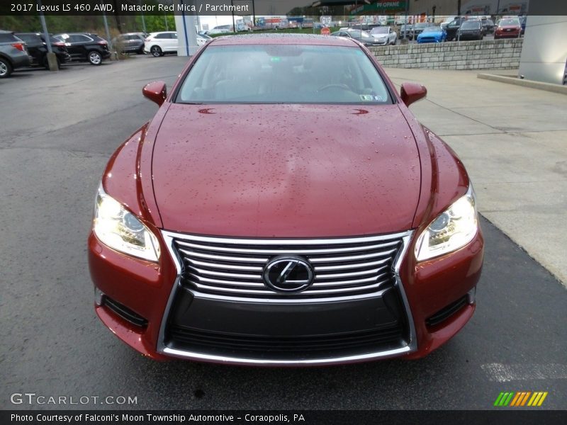 Matador Red Mica / Parchment 2017 Lexus LS 460 AWD
