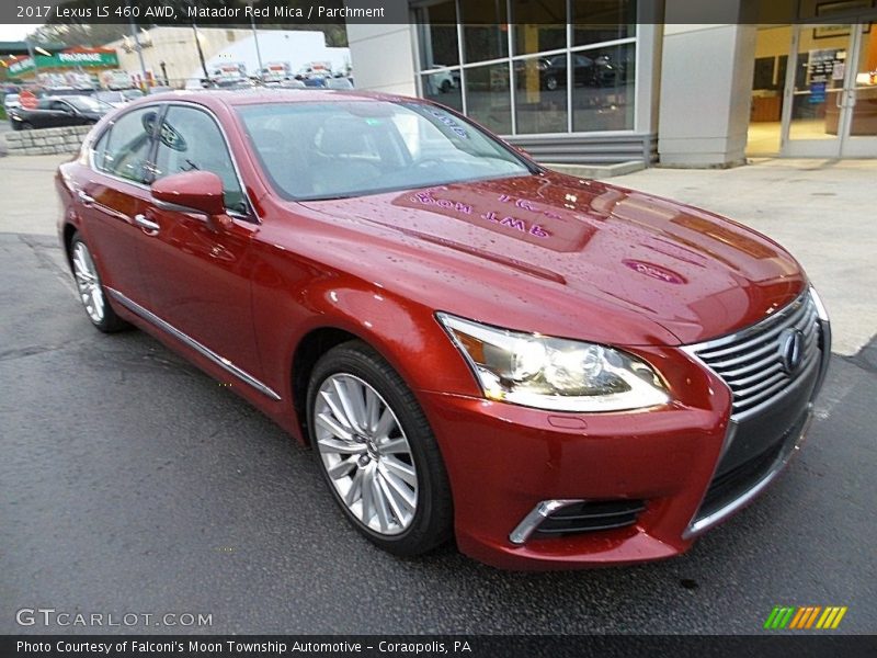 Matador Red Mica / Parchment 2017 Lexus LS 460 AWD