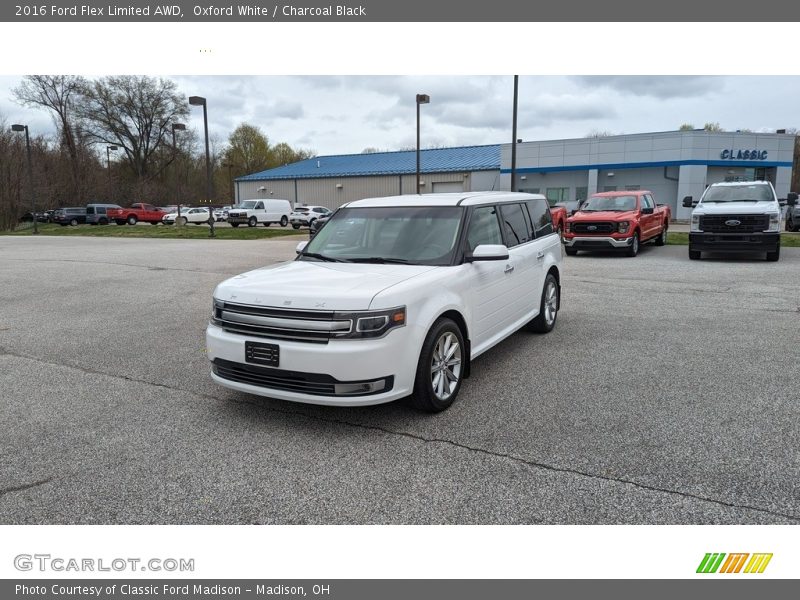 Oxford White / Charcoal Black 2016 Ford Flex Limited AWD