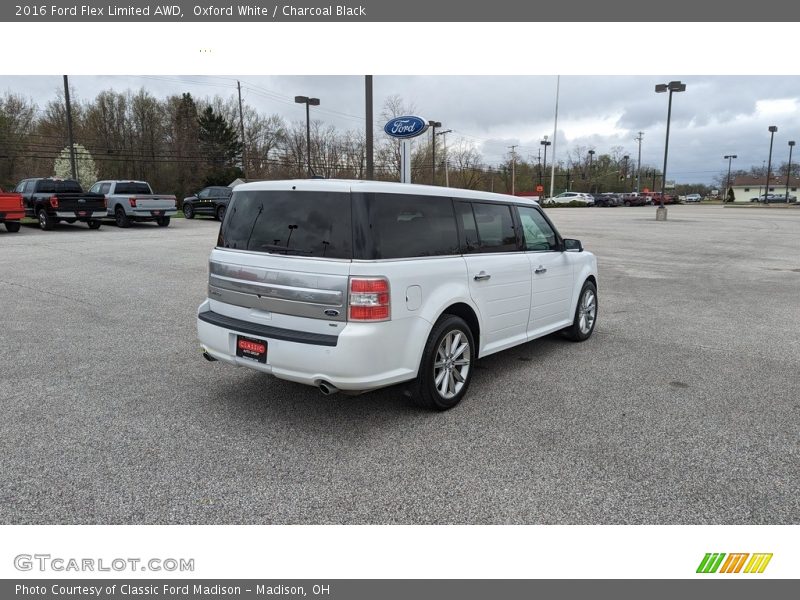 Oxford White / Charcoal Black 2016 Ford Flex Limited AWD