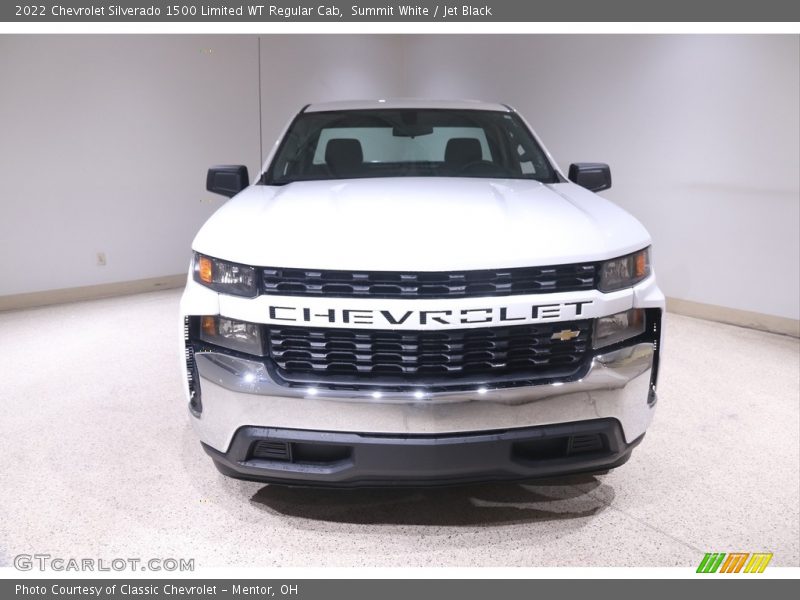 Summit White / Jet Black 2022 Chevrolet Silverado 1500 Limited WT Regular Cab