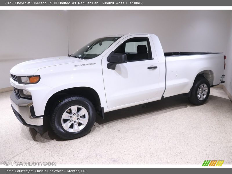 Front 3/4 View of 2022 Silverado 1500 Limited WT Regular Cab