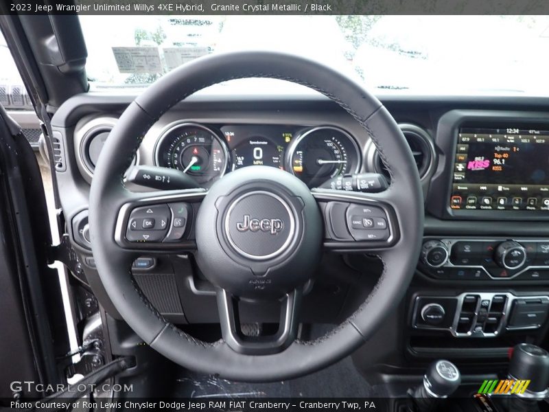 Granite Crystal Metallic / Black 2023 Jeep Wrangler Unlimited Willys 4XE Hybrid