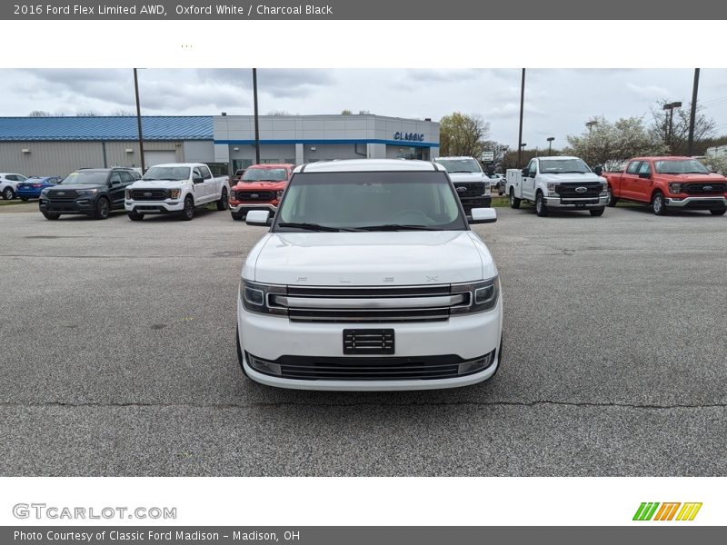 Oxford White / Charcoal Black 2016 Ford Flex Limited AWD