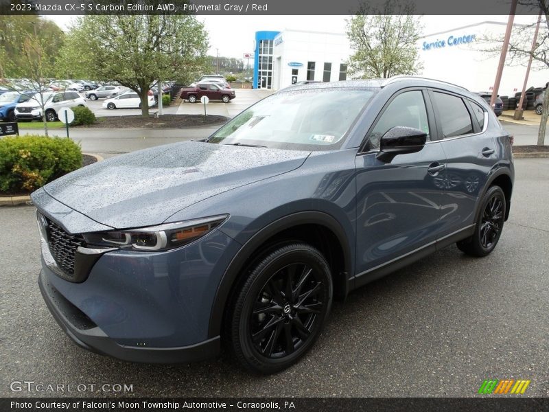 Polymetal Gray / Red 2023 Mazda CX-5 S Carbon Edition AWD