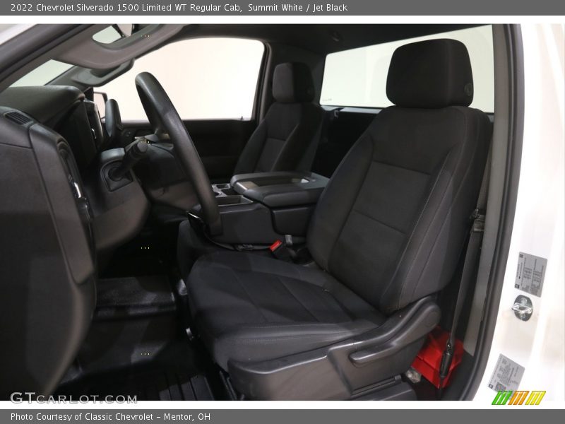  2022 Silverado 1500 Limited WT Regular Cab Jet Black Interior