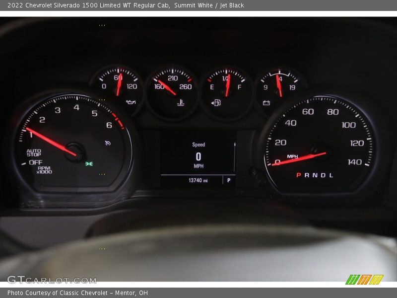  2022 Silverado 1500 Limited WT Regular Cab WT Regular Cab Gauges