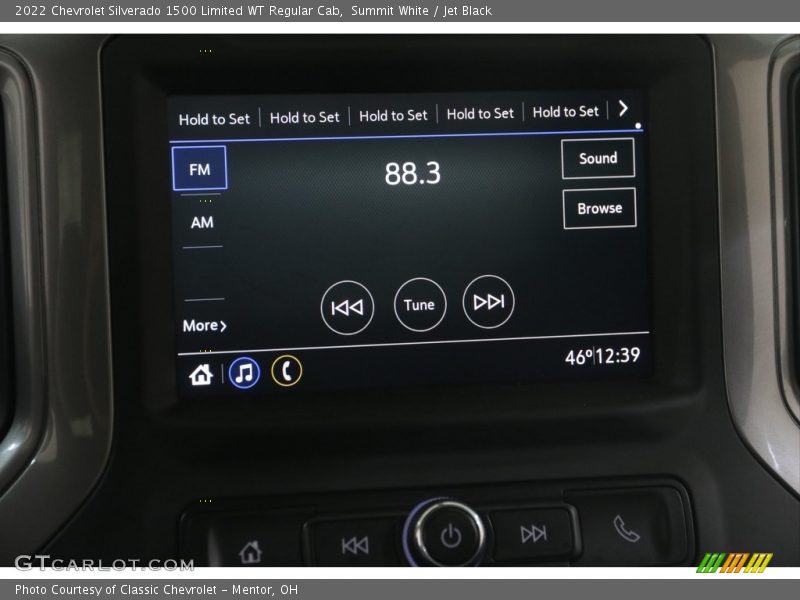 Audio System of 2022 Silverado 1500 Limited WT Regular Cab