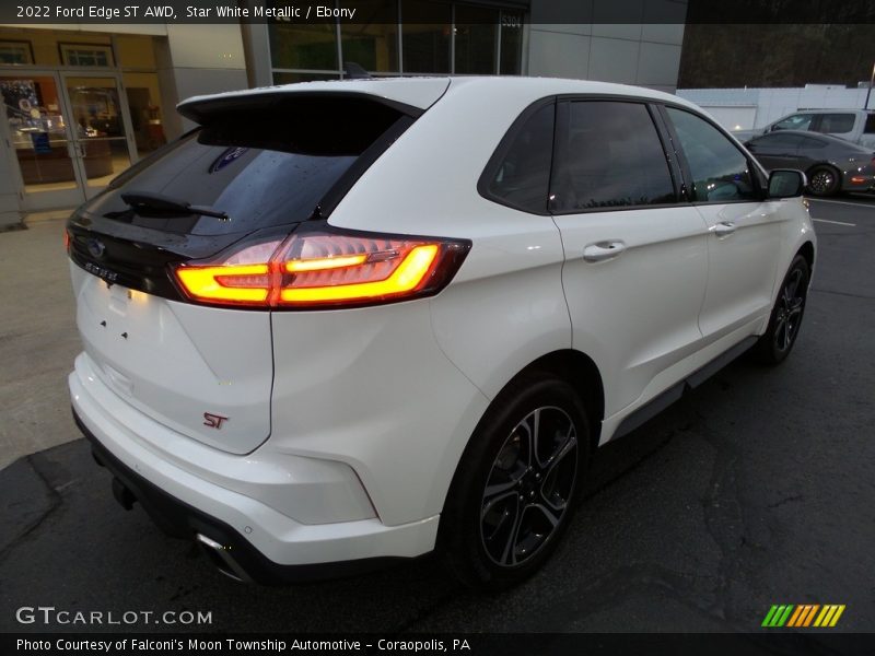 Star White Metallic / Ebony 2022 Ford Edge ST AWD