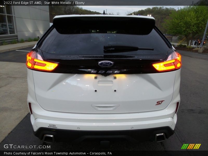 Star White Metallic / Ebony 2022 Ford Edge ST AWD