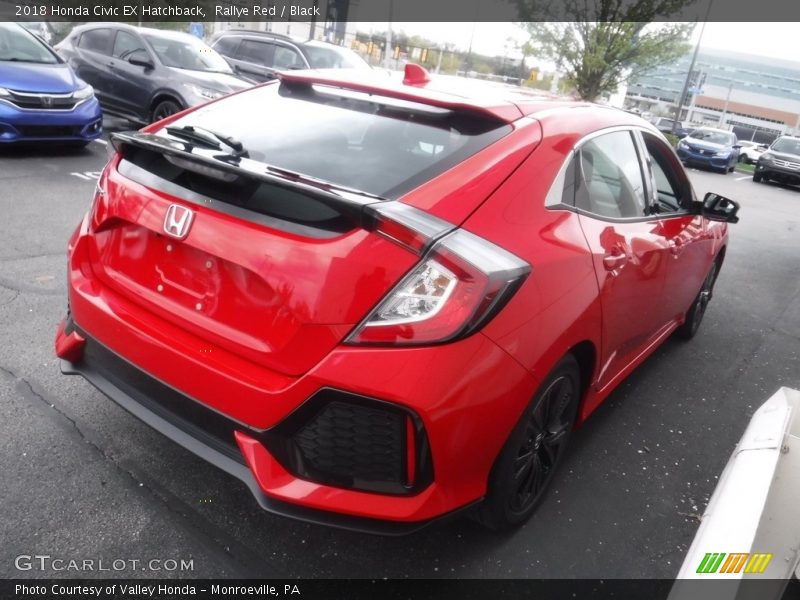  2018 Civic EX Hatchback Rallye Red