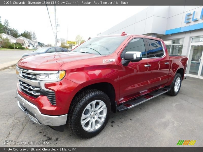 Radiant Red Tintcoat / Jet Black 2023 Chevrolet Silverado 1500 LTZ Crew Cab 4x4