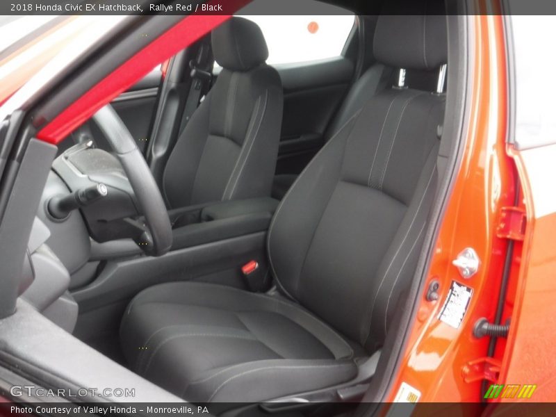 Rallye Red / Black 2018 Honda Civic EX Hatchback