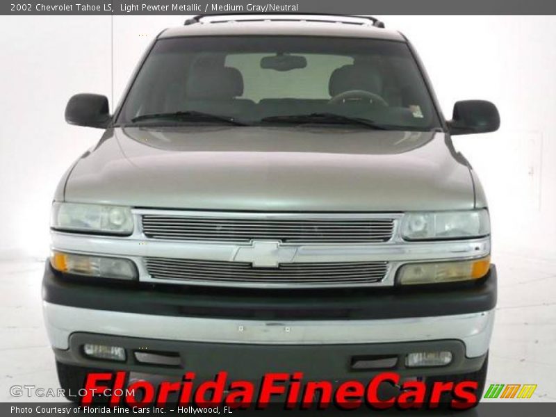 Light Pewter Metallic / Medium Gray/Neutral 2002 Chevrolet Tahoe LS