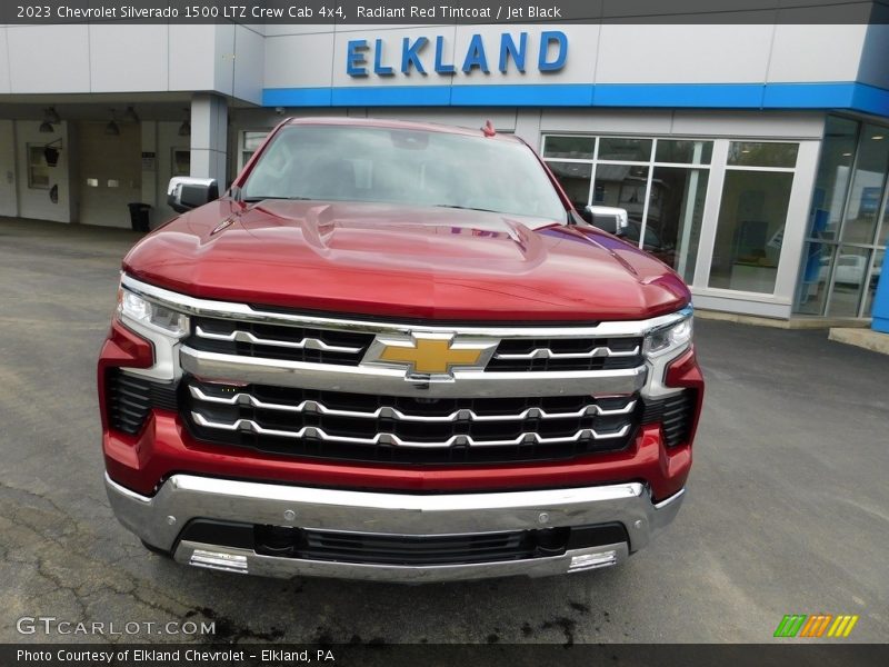 Radiant Red Tintcoat / Jet Black 2023 Chevrolet Silverado 1500 LTZ Crew Cab 4x4