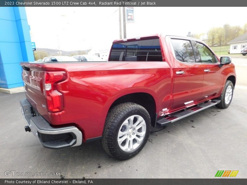 Radiant Red Tintcoat / Jet Black 2023 Chevrolet Silverado 1500 LTZ Crew Cab 4x4
