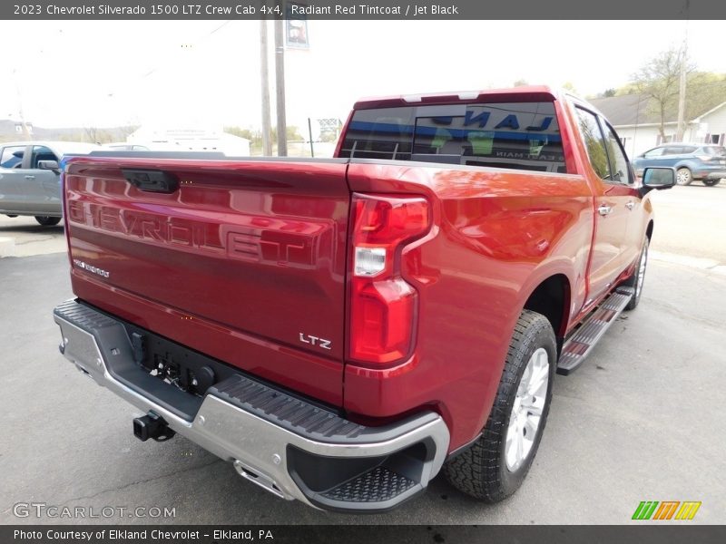 Radiant Red Tintcoat / Jet Black 2023 Chevrolet Silverado 1500 LTZ Crew Cab 4x4