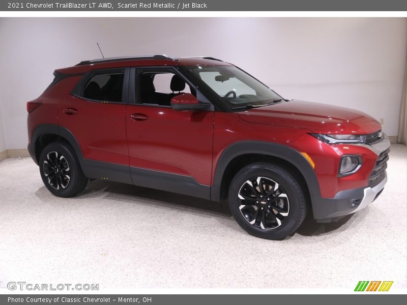 Scarlet Red Metallic / Jet Black 2021 Chevrolet TrailBlazer LT AWD